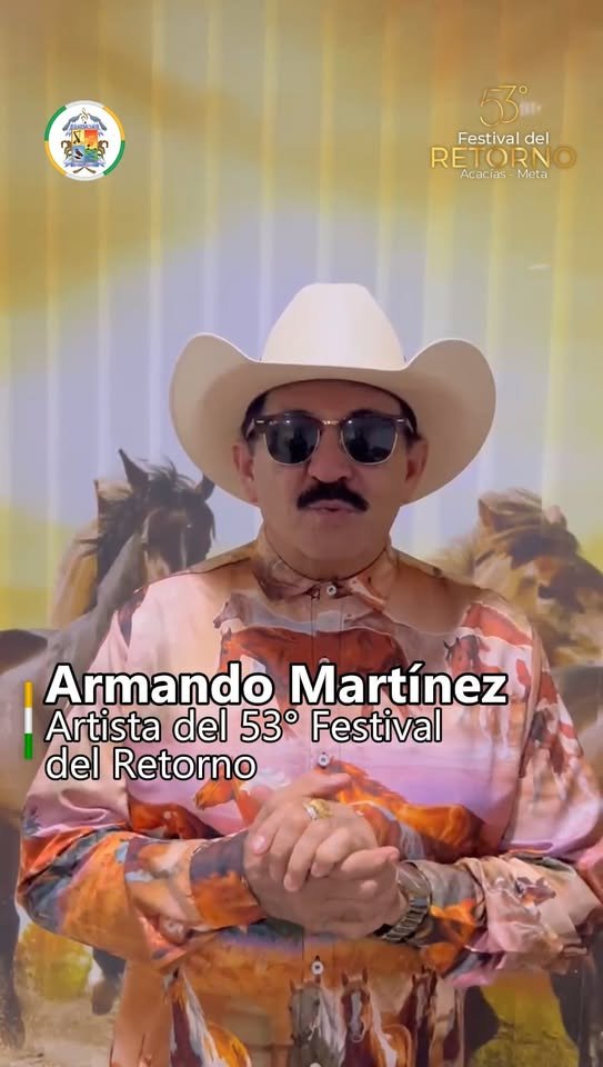 ¡Armando Martínez en el Festival del Retorno de Acacías! Uno de los