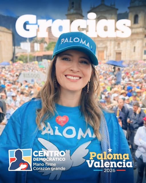 #candidatapresidencial Paloma Valencia fue escogia por el partido Centro Democrático como su