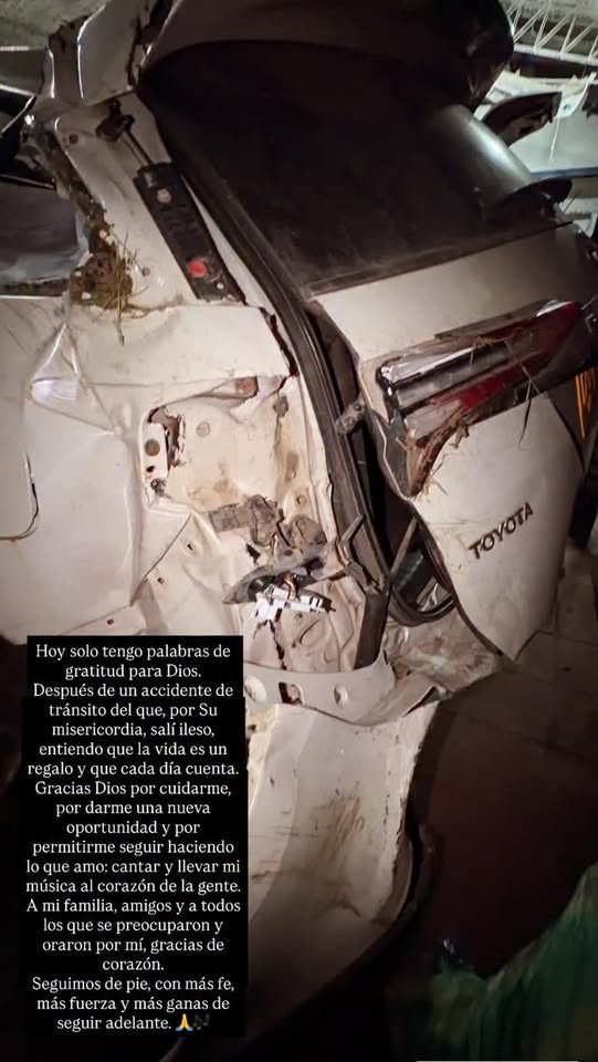 Hoy solo tengo palabras de gratitud para Dios. Después de un accidente